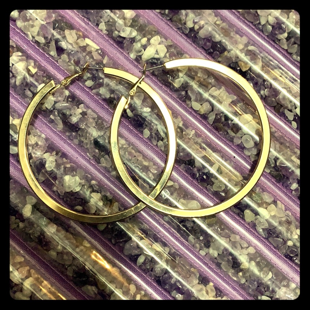 Classic Gold Hoop Earrings